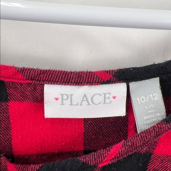 The Children’s Place - Girls Dress - Red and Black Plaid - Size 10/12 - Picture 3 of 8
